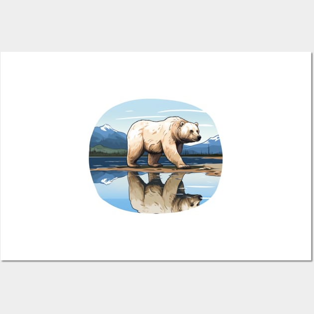 Bear Grazer Wall Art by Riverside-Moon